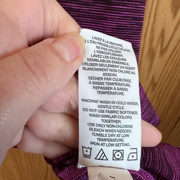 Hyba XXL tank top EUC space dye pink black racerback - Picture 6 of 6